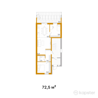ЖК City Villa — 3-ком 72,5 м² (null)