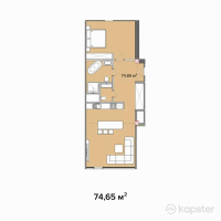 ЖК Koksay Village — 2-ком 74,7 м² (null)