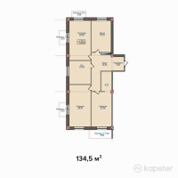 ЖК Koksay Village — 3-ком 134,5 м² (null)