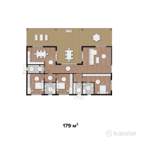 ЖК Country Club — 4-ком 179 м² (от 110,980,000 тг)