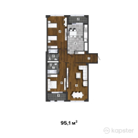 ЖК Premier Tower — 3-ком 95,1 м² (null)
