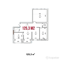 ЖК Qazyna House — 4-ком 125.3 м² (от 20,048,000 тг)