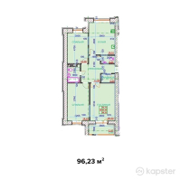 ЖК Австрийский — 3-ком 96.2 м² (от 37,529,700 тг)