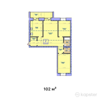 ЖК по ул. Глинки — 3-ком 102 м² (null)