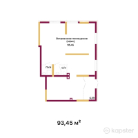 ЖК Altyn Säulet — 4-ком 93.5 м² (от 34,576,500 тг)