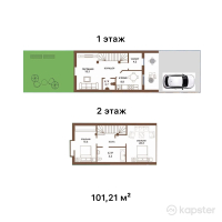 КГ Satti Village — 3-ком 101,2 м² (null)