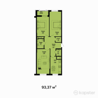 ЖК Syganak — 3-ком 93.4 м² (от 37,814,850 тг)