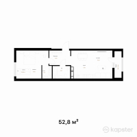 ЖК Arena Sunset — 2-ком 52.8 м² (от 25,344,000 тг)