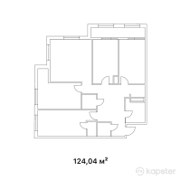 ЖК Irtysh Riverside — 4-ком 124 м² (от 44,034,200 тг)