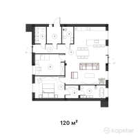 ЖК Ulus City — 3-ком 120 м² (от 67,800,000 тг)