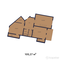 КД на Жамакаева — 2-ком 105.3 м² (от 100,006,500 тг)