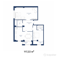 ЖК Royal Expo Apartments — 1-ком 117,2 м² (null)