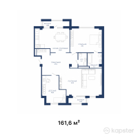 ЖК Royal Expo Apartments — 3-ком 161,6 м² (null)