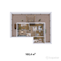 ЖК Monte Mela — 3-ком 160.4 м² (от 94,636,000 тг)