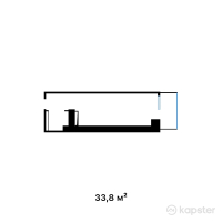 ЖК River Time — 1-ком 33,8 м² (null)
