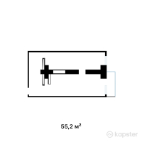 ЖК River Time — 2-ком 55,2 м² (null)