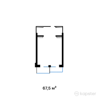 ЖК River Time — 2-ком 67,5 м² (null)