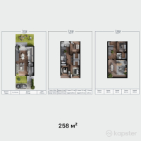 Таунхаус EverGreen Town — 5-ком 258 м² (от 193,500,000 тг)