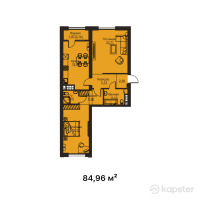 ЖК Aulet Residence — 2-ком 85 м² (от 40,780,800 тг)
