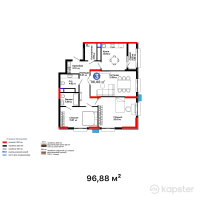 ЖК Nexpo Classic Style — 3-ком 96.9 м² (от 55,124,720 тг)