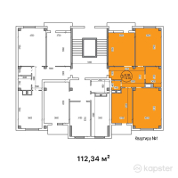 ЖК Асель — 3-ком 112.3 м² (от 43,812,600 тг)