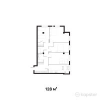 ЖК Oslo Residence — 4-ком 128.5 м² (от 64,892,500 тг)