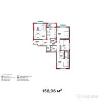 ЖК Nexpo Vision — 4-ком 159 м² (от 90,448,240 тг)