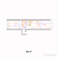 ЖК Union — 2-ком 60 м² (от 38,160,000 тг)