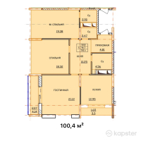 ЖК Tokyo — 3-ком 100.4 м² (от 47,188,000 тг)