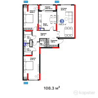 Бигвилль Sapa.4YOU — 3-ком 108.3 м² (от 49,384,800 тг)