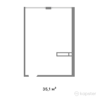 ЖК Alatau Plus — 1-ком 35.1 м² (от 15,896,333 тг)