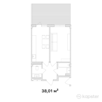 ЖК Janym — 1-ком 38 м² (от 15,964,200 тг)