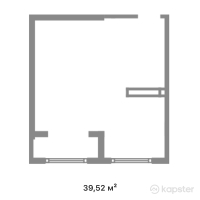 ЖК Kenesary — 1-ком 39.5 м² (от 14,740,960 тг)