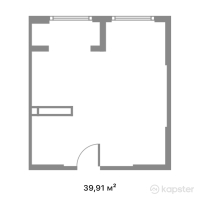 ЖК Kenesary — 1-ком 39.9 м² (от 14,886,430 тг)