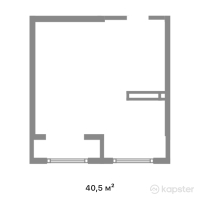 ЖК Kenesary — 1-ком 40.5 м² (от 15,106,500 тг)