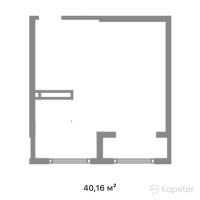 ЖК Kenesary — 1-ком 40.2 м² (от 14,979,680 тг)