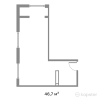 ЖК Kenesary — 1-ком 46.1 м² (от 17,184,110 тг)