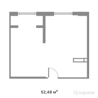 ЖК Kenesary — 2-ком 52.5 м² (от 19,575,040 тг)