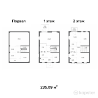 Таунхаусы Ermensai Village — 4-ком 235.1 м² (от 164,563,000 тг)