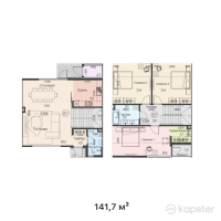 КГ Riviera — 5-ком 141.7 м² (от 63,765,000 тг)