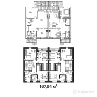 КГ Тулпар — 5-ком 167 м² (от 66,816,000 тг)