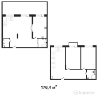 ЖК Belgravia — 3-ком 176.4 м² (от 124,538,400 тг)