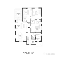 КГ Nova Village — 5-ком 172.2 м² (от 100,000,000 тг)