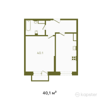 ЖК Buta Fenomen — 1-ком 40.1 м² (от 19,849,500 тг)