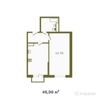 ЖК Buta Fenomen — 1-ком 47 м² (от 23,255,100 тг)