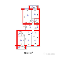 ЖК Alatau Park — 4-ком 105.1 м² (от 38,887,000 тг)