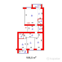 ЖК Alatau Park — 4-ком 106.5 м² (от 39,405,000 тг)