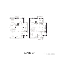 КГ Regis Hills — 5-ком 247.8 м² (от 346,948,000 тг)