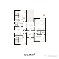 КГ Lake Villa — 5-ком 195.5 м² (от 94,798,100 тг)