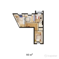 ЖК Sport city — 3-ком 93 м² (от 22,320,000 тг)